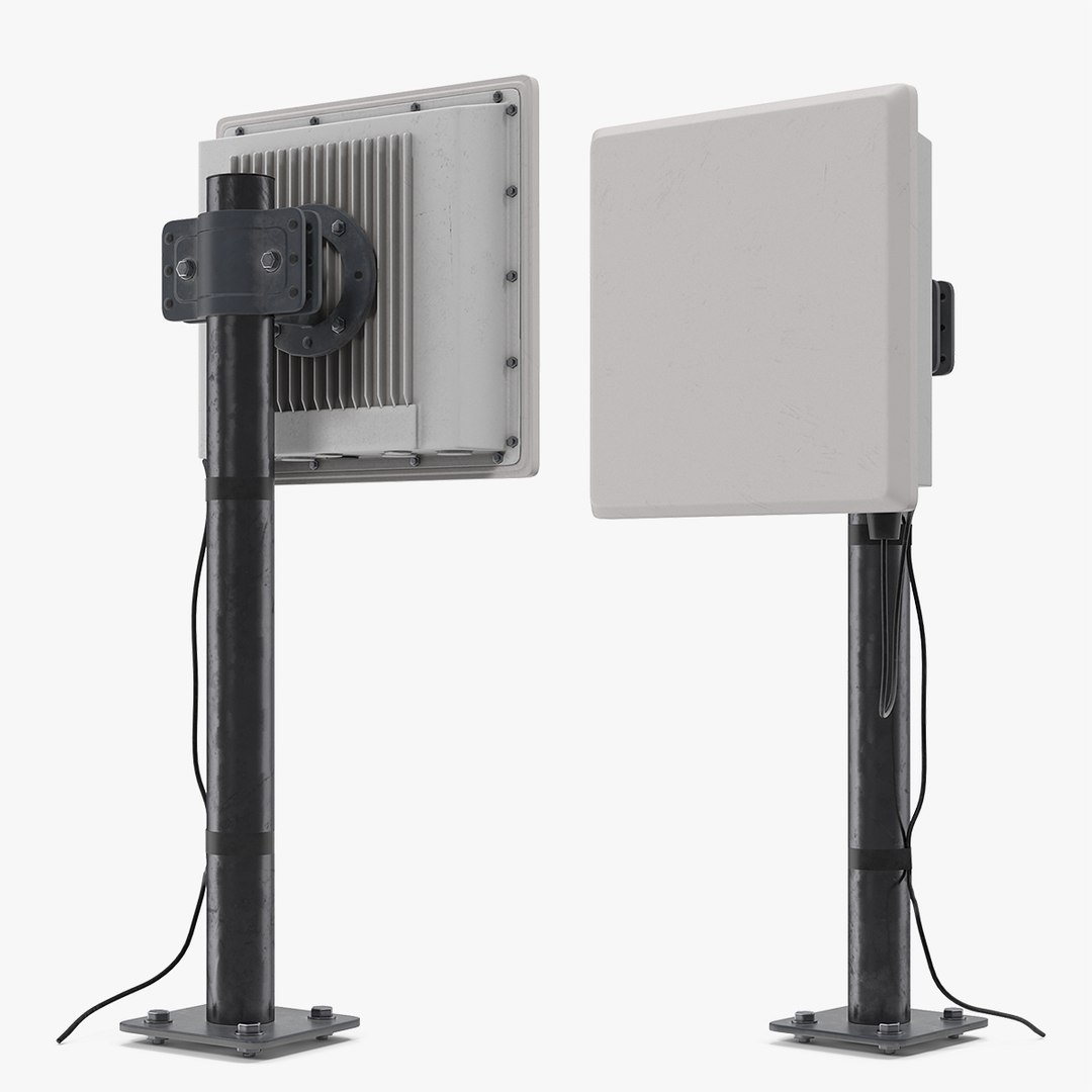 Wireless CCTV Video Transmitter 3D model preview
