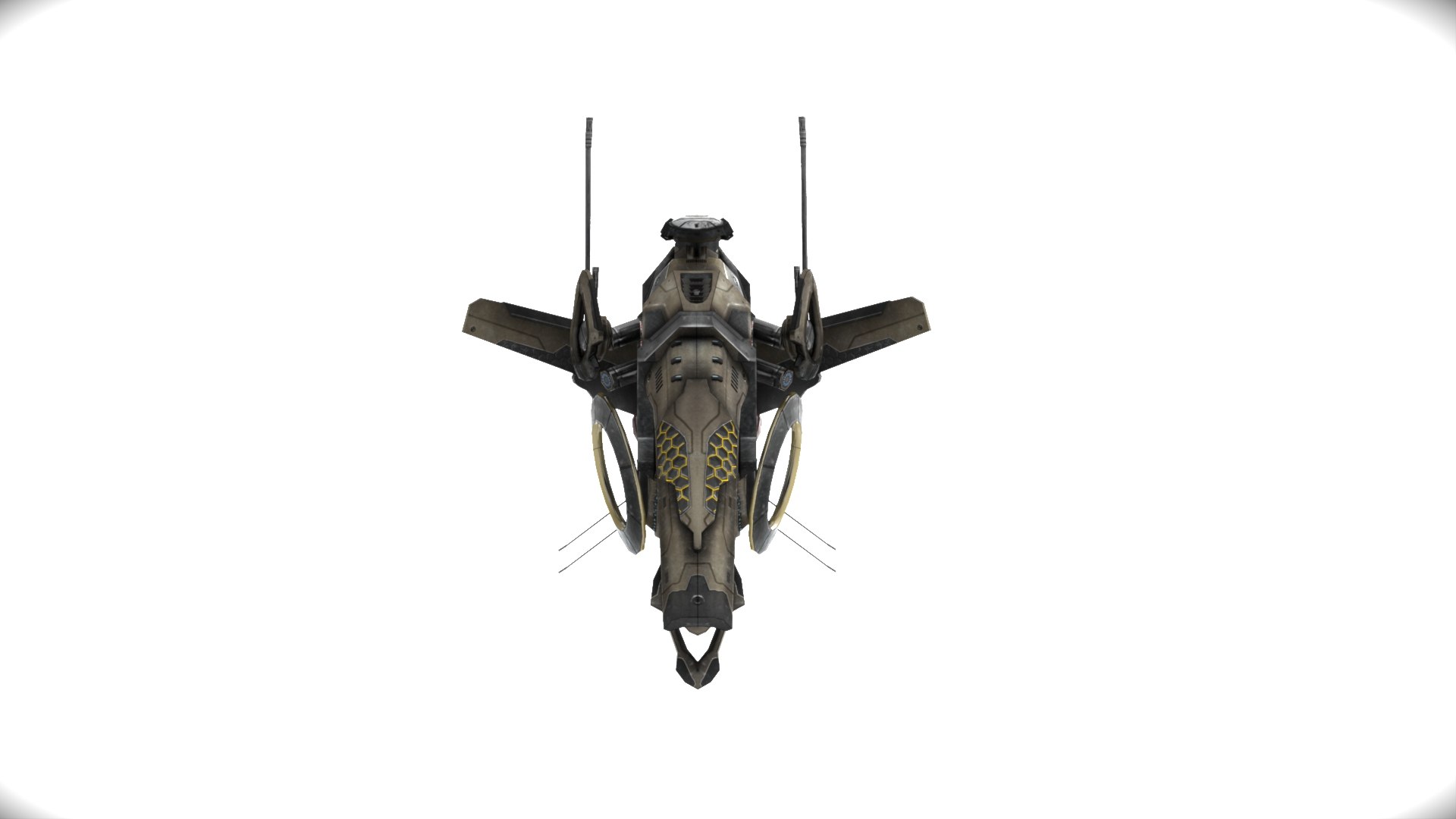 drone scifi 3d model