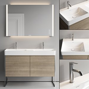 Duravit XSquare Vanity Unit Set 1 3D