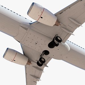 Commercial Airplane High Detail