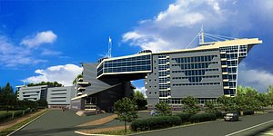 3ds max shopping entertainment center