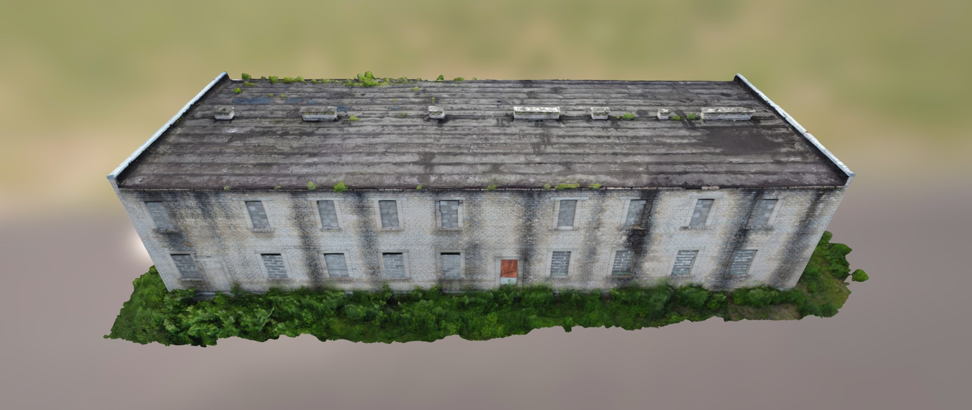 Abandoned Brick Building 3D Scan 3D Model - TurboSquid 2018040