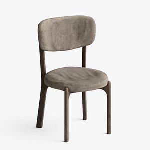 3D model Dining Chair - old dirty and worn