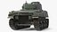 3D Combat M4 Sherman Tank Rigged for Cinema 4D
