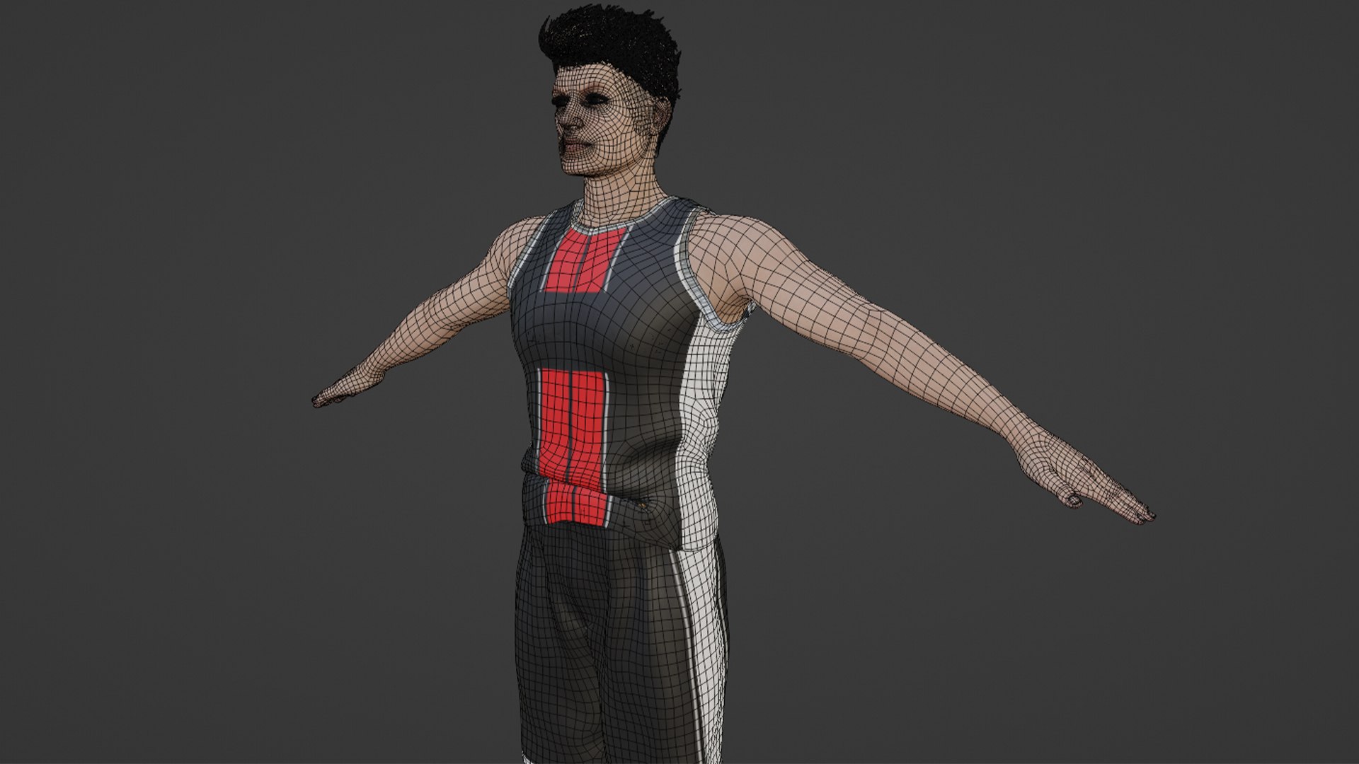 3D Realistic Rigged Basketball Player Man Character 3D Model ...