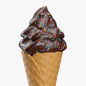 Ice Cream Cone 05 3D model