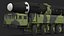 3D hwasong-15 transporter erector vehicle