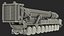 3D hwasong-15 transporter erector vehicle