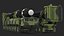 3D hwasong-15 transporter erector vehicle
