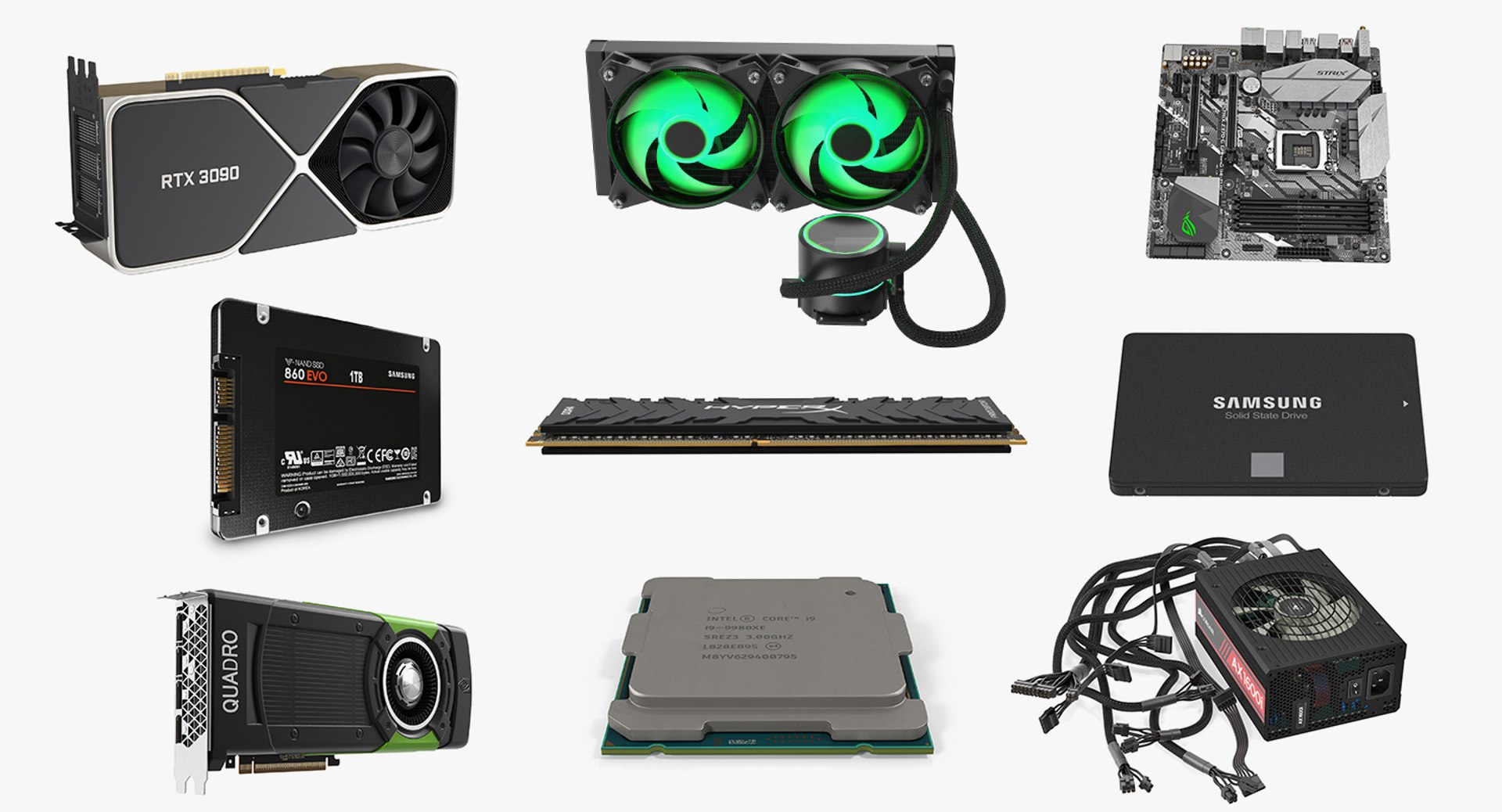 computer components 6 3D model https://p.turbosquid.com/ts-thumb/LZ/bmmDMj/I52isyAE/computercomponentscollection63dsmodel001/jpg/1606883755/1920x1080/fit_q87/2d33b16d9a7f17f2c679b74191e72e6ea4585ffa/computercomponentscollection63dsmodel001.jpg