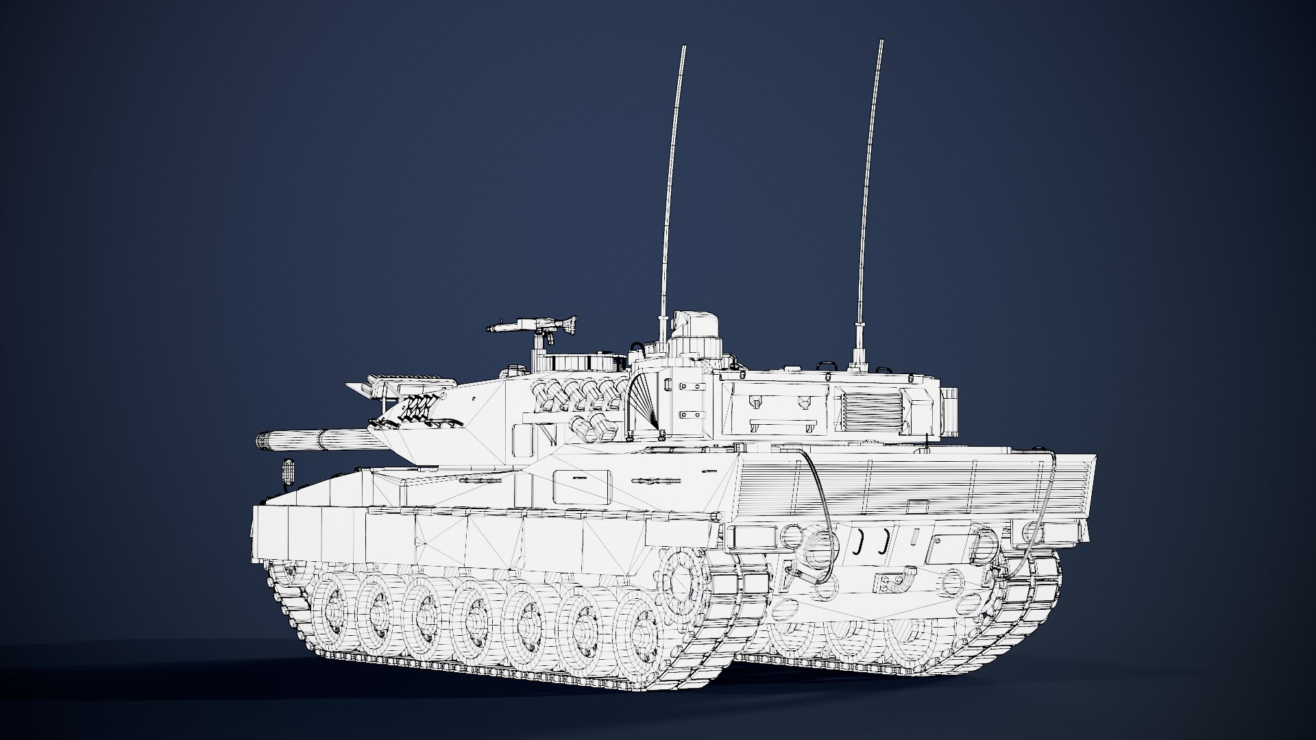 Rigged Leopard 2A7 GameReady LODs 3D model https://p.turbosquid.com/ts-thumb/LZ/dsYwxa/M9/wire4/png/1617986818/1920x1080/fit_q87/b753832ba0b553a1c17f14e3c52c2231b1f66c08/wire4.jpg