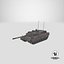 Rigged Leopard 2A7 GameReady LODs