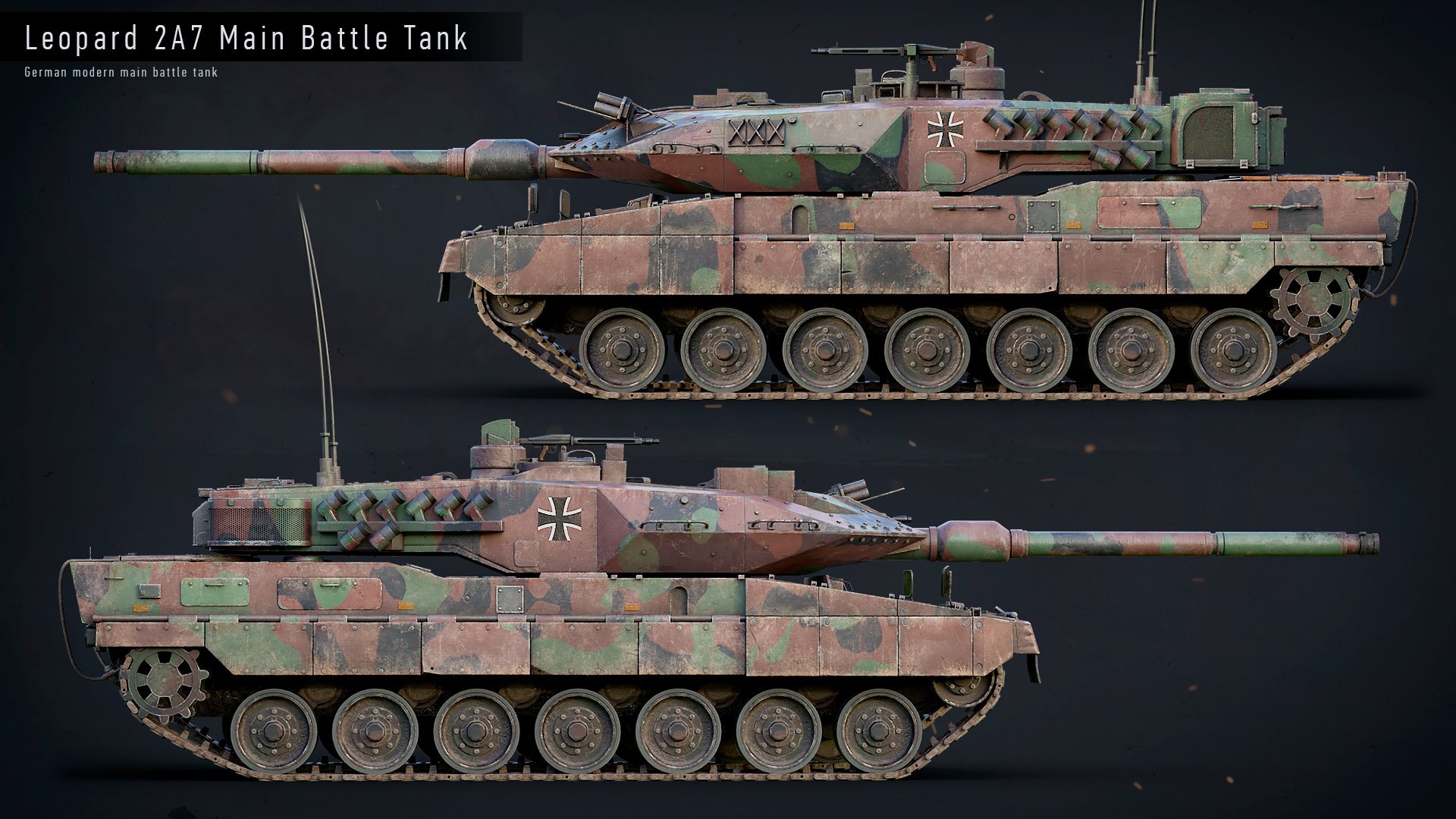 Rigged Leopard 2A7 GameReady LODs 3D model https://p.turbosquid.com/ts-thumb/LZ/dsYwxa/vZ/collage_1/png/1617986829/1920x1080/fit_q87/3995b90fcec7ea8ed57f6071f793581ffc0817ea/collage_1.jpg
