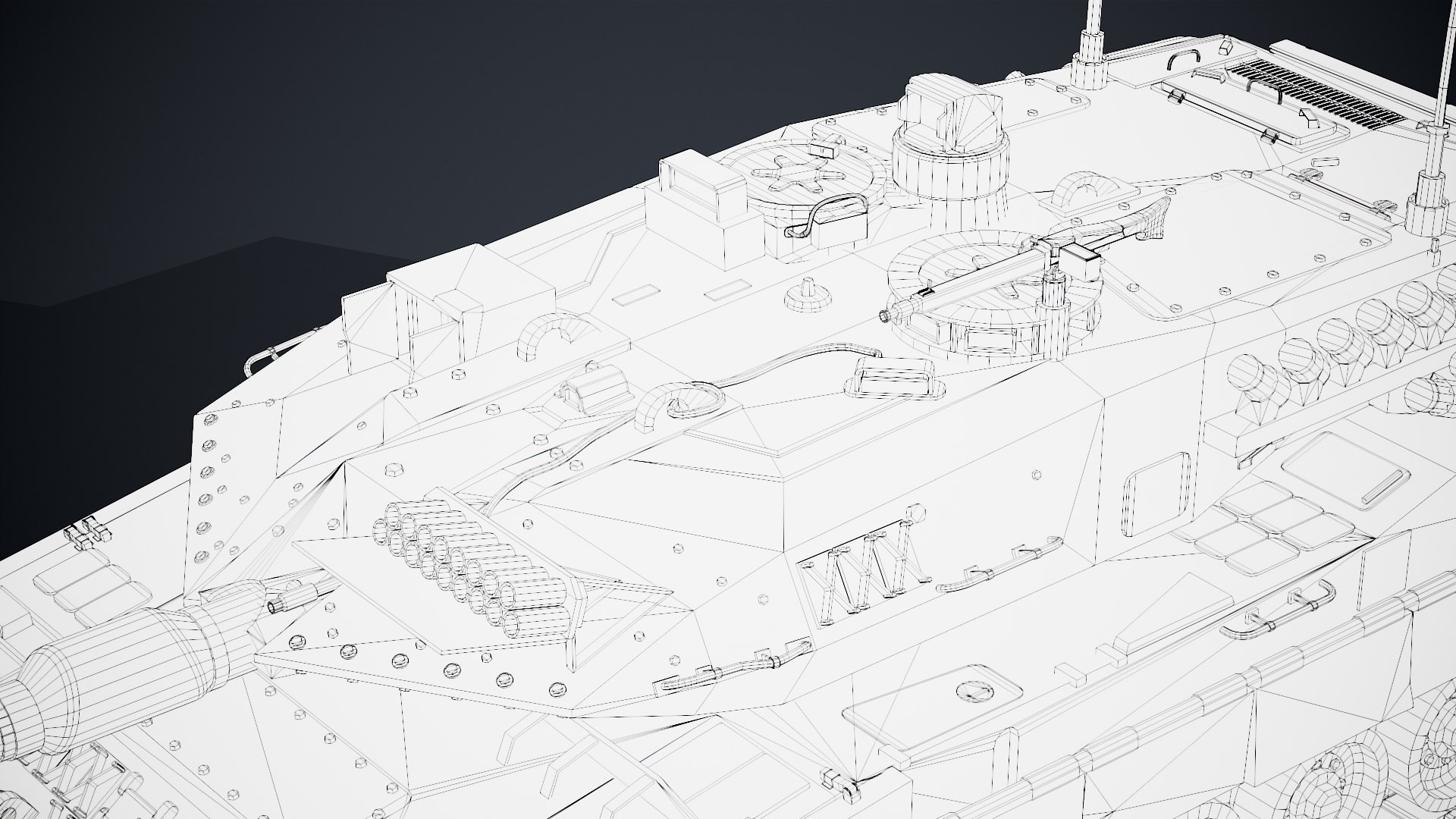 Rigged Leopard 2A7 GameReady LODs 3D model https://p.turbosquid.com/ts-thumb/LZ/dsYwxa/vk/wire7/png/1617986818/1920x1080/fit_q87/fb5e43dfd4ca582ee1ffe020d4ac9fb8550d37f4/wire7.jpg