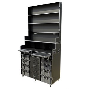 3D Motorsport Garage Big Storage Case 1