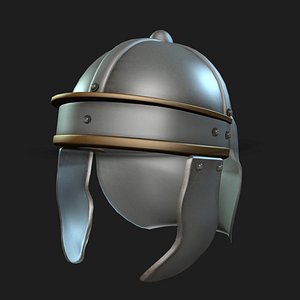 Roman warrior Helmet 3D model