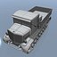 heavy tractor voroshilovets 3d model