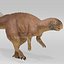 Realistyczny prehistoryczny dinozaur Psittacosaurus
