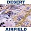 3d model of desert airfield terrain