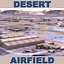 3d model of desert airfield terrain