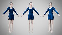 Dress 54 Sapphire Velvet