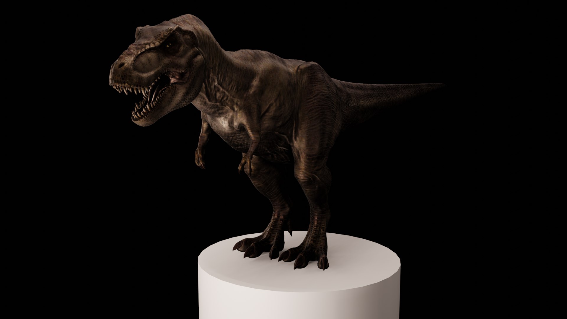 Rigged Tyrannosaurus Rex 3D Model - TurboSquid 2324633