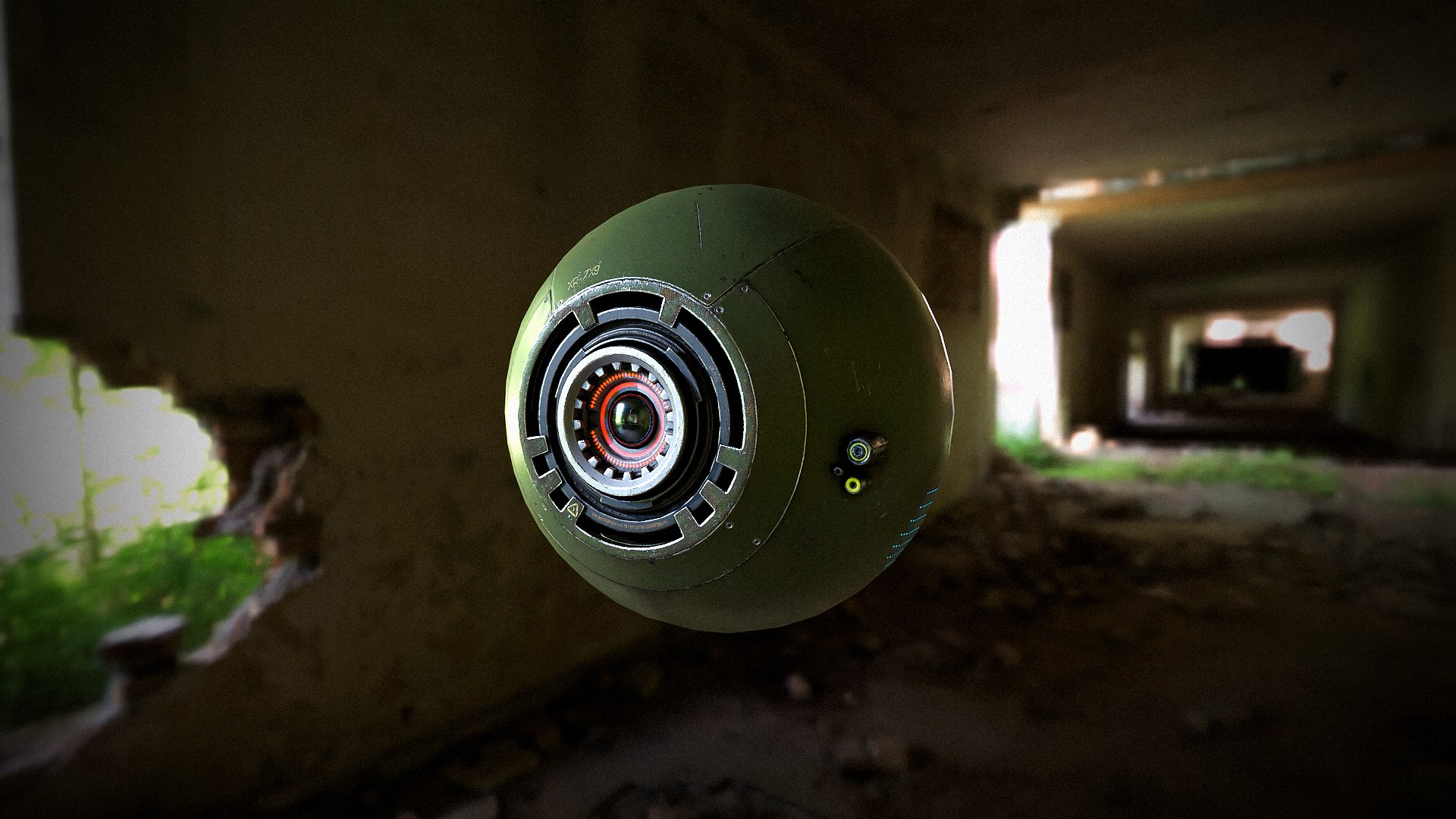 Reconnaissance Sphere Drone PBR Low-poly LODs 3D Model - TurboSquid 2147363