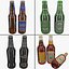 Colección de botellas de cerveza