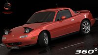 Mazda MX-5 Miata 1993 (Low Interior)