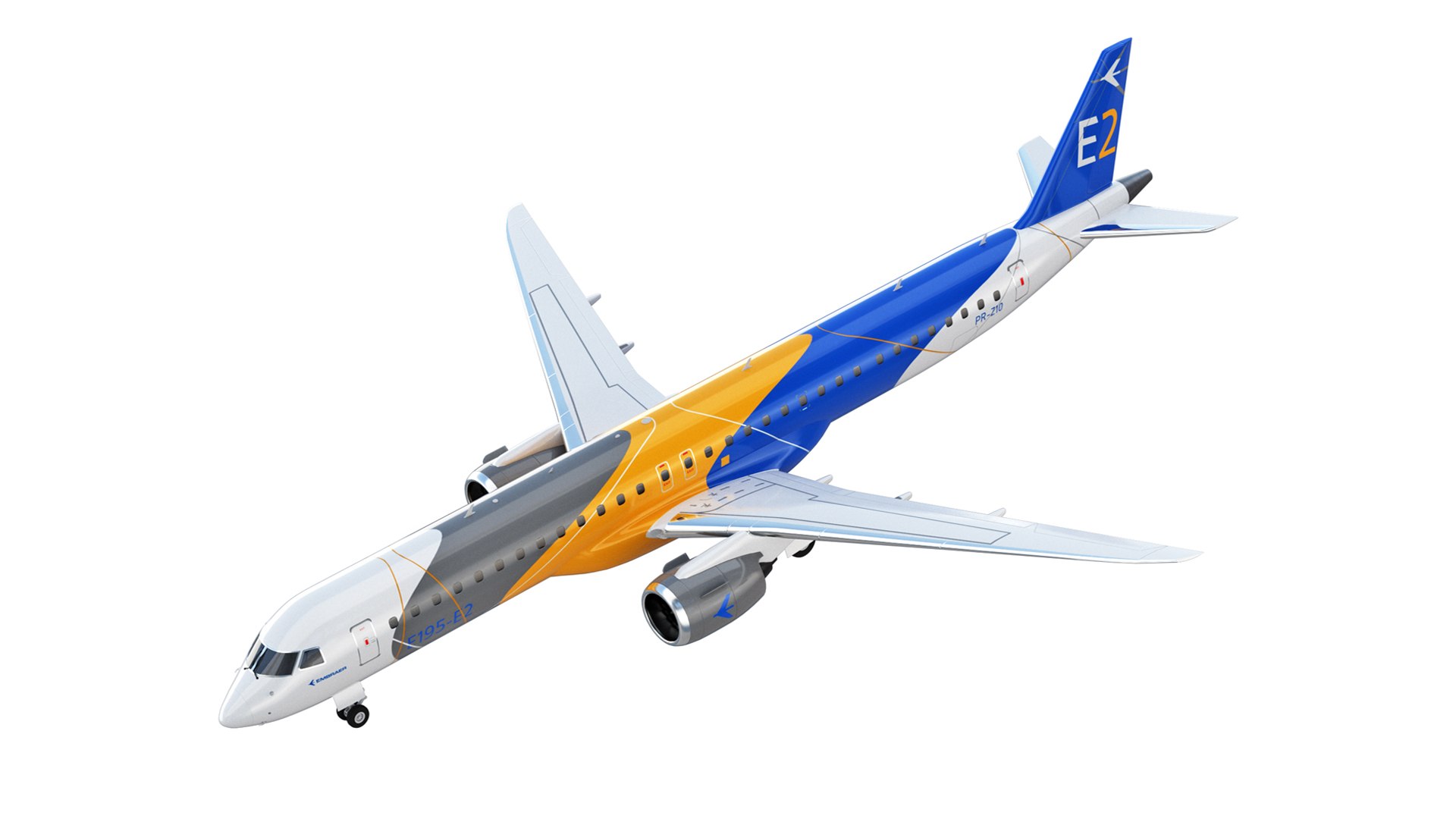3D Embraer E195 E2 aircraft https://p.turbosquid.com/ts-thumb/La/3bgqIO/EI/em0002/jpg/1754926296/1920x1080/fit_q87/e57f82927e72b86f6846931f9736fcde94d2a159/em0002.jpg