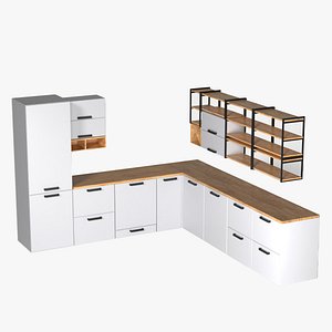 Module Kitchen Cabinets Set