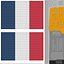 French Flags 3D model