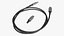 USB C to USB C Cable 3D model