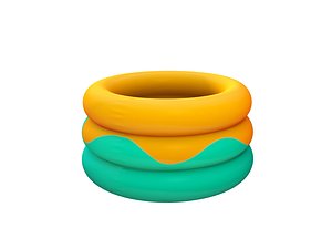 3D model inflatable pool