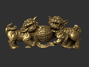 Guardian Lions 3D
