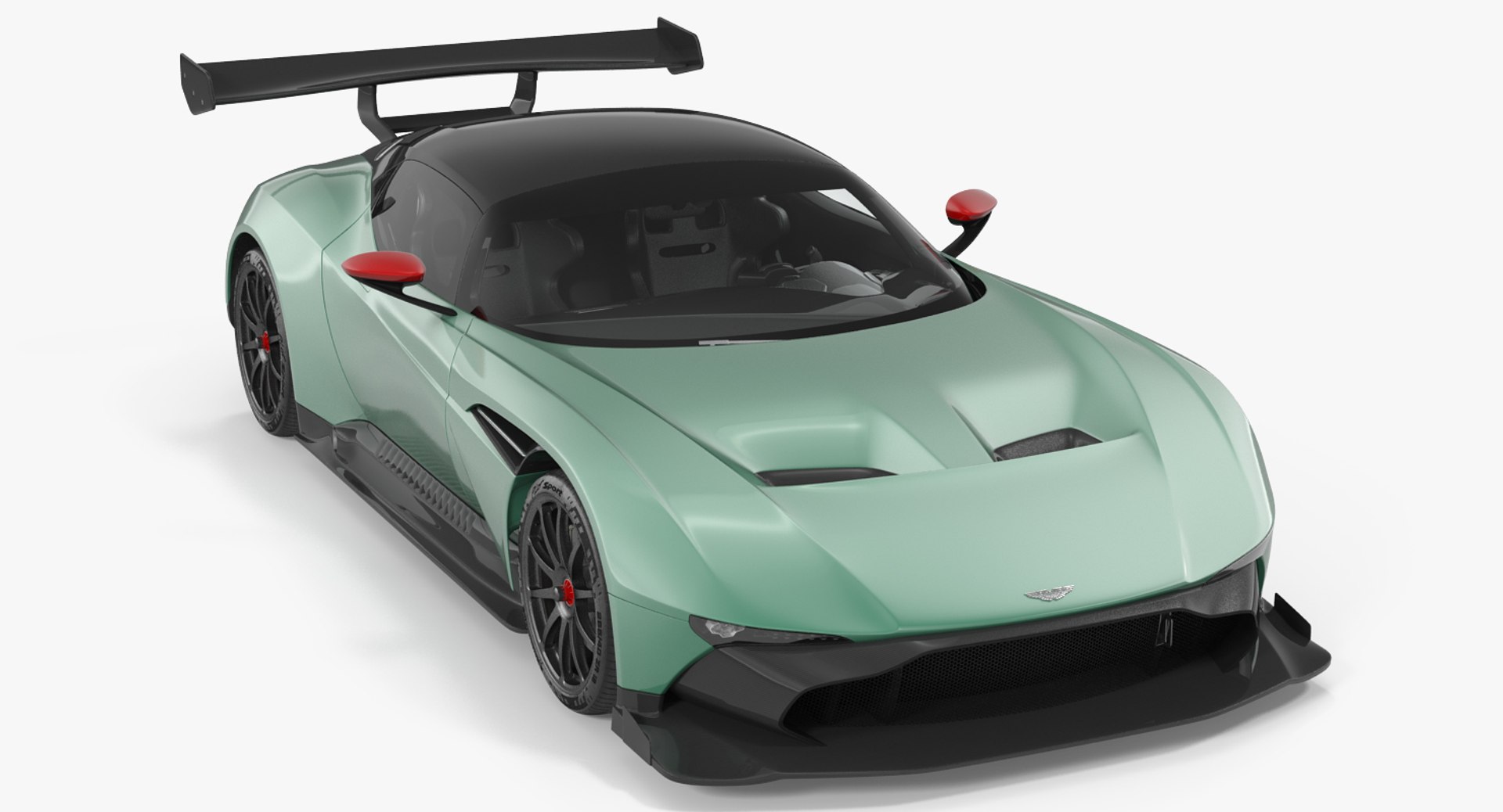 Aston Martin Vulcan 2016 Simple Interior 3D Model preview