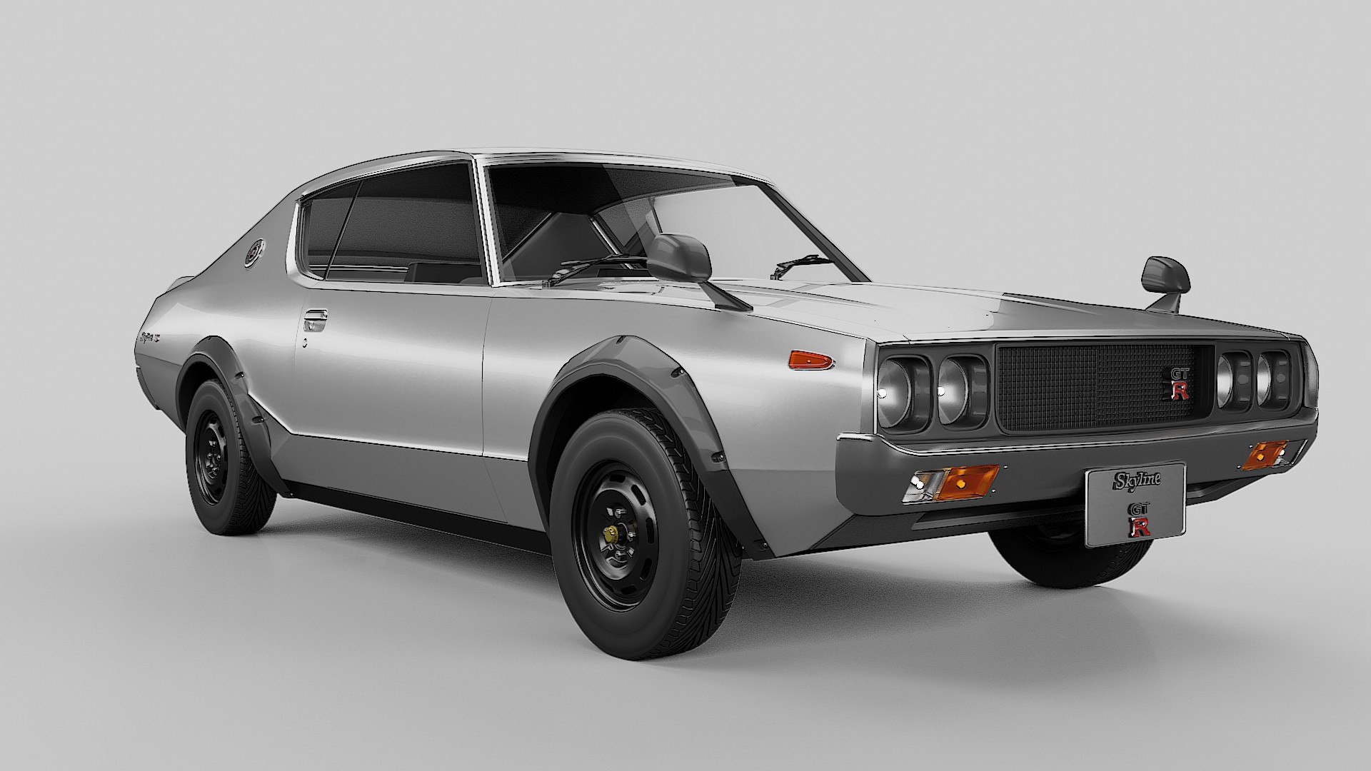 1973 Nissan Skyline 2000GT-R KPGC110 3D Model - TurboSquid 1741352