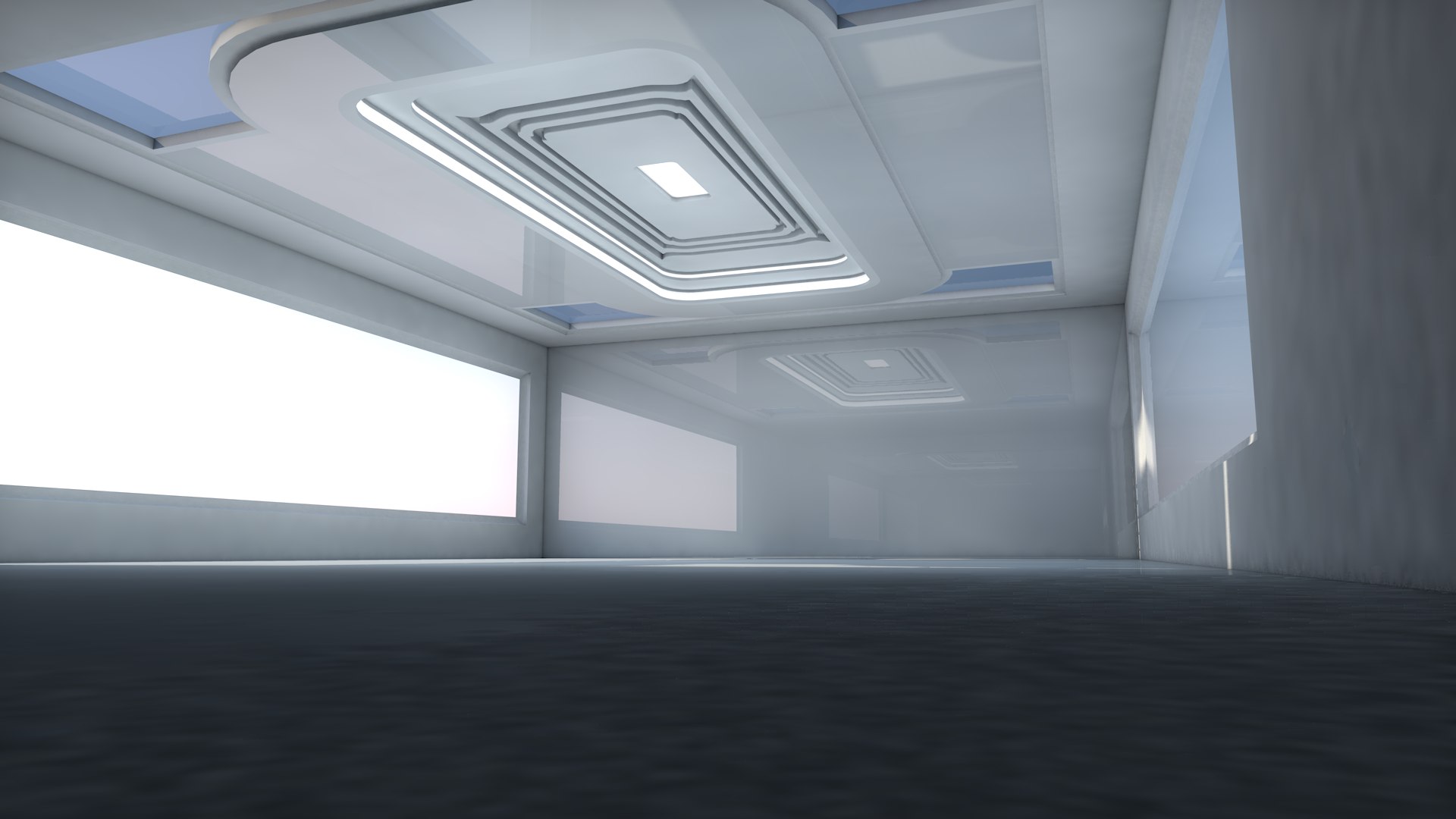 Futuristic Room 3D Model TurboSquid 2110684