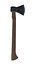 Spielbereite Lumberjack Axe Low Poly mit 3 Texturen