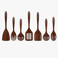 Wooden Kitchen Utensils Set(1)
