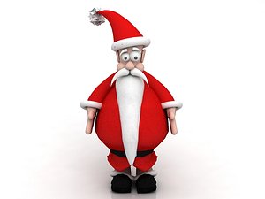 3D Santa Clause 3D Cartoon