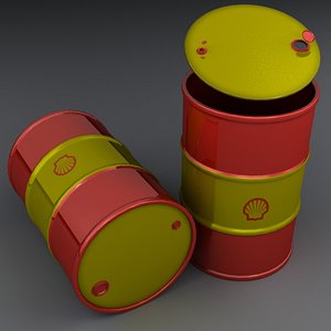 3D barrel modeled realistic model
