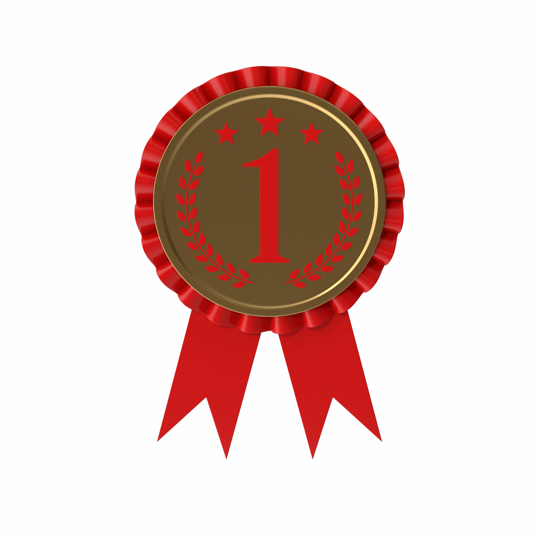 3D Model Red Winner Ribbon Award - TurboSquid 2119155