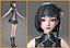 cartoon manga girl asian Japanese anime Loli sister characters Low-poly 3D model