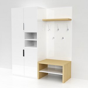 3D vestibule hatrack