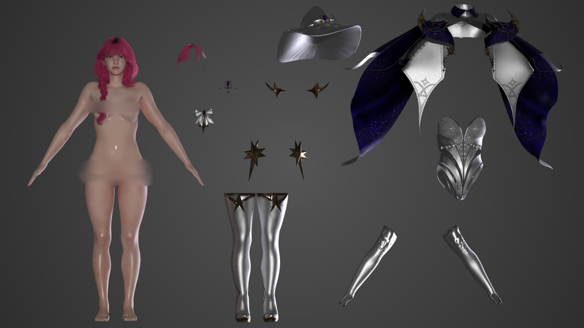 3D model Witcher Girl - GameReady https://p.turbosquid.com/ts-thumb/La/WTJBr2/m1/templatesale/png/1743878739/1920x1080/fit_q87/927468d21b99971325fafd45458234866c9b0422/templatesale.jpg