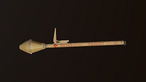 pbr asset panzerfaust 3D model