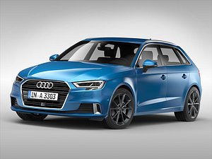3d model audi car