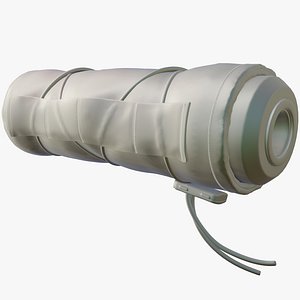Silencer with Cover High-poly