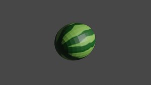 3D watermelon